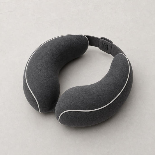 Almohada Cervical Eléctrica Destensa sobre fondo neutro