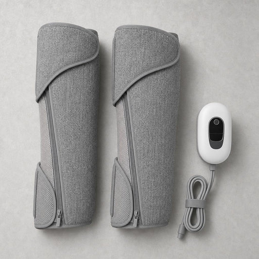 Botas de Presoterapia Destensa sobre fondo neutro