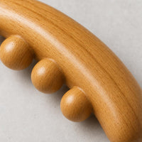 Detalle de la textura de madera del Set de Maderoterapia Destensa